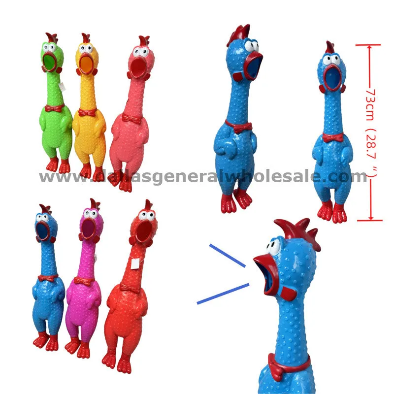 27" Tall Toy Squeaky Chickens Wholesale