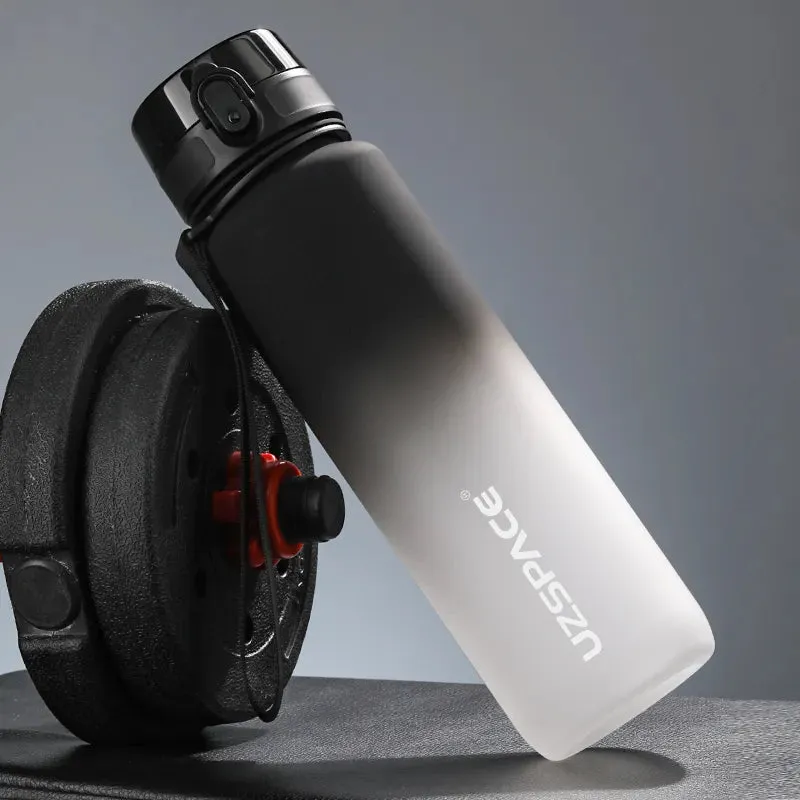 500/1000ML Sport Water Bottle Shaker Portable Leakproof Drinkware Plastic Drink Bottle