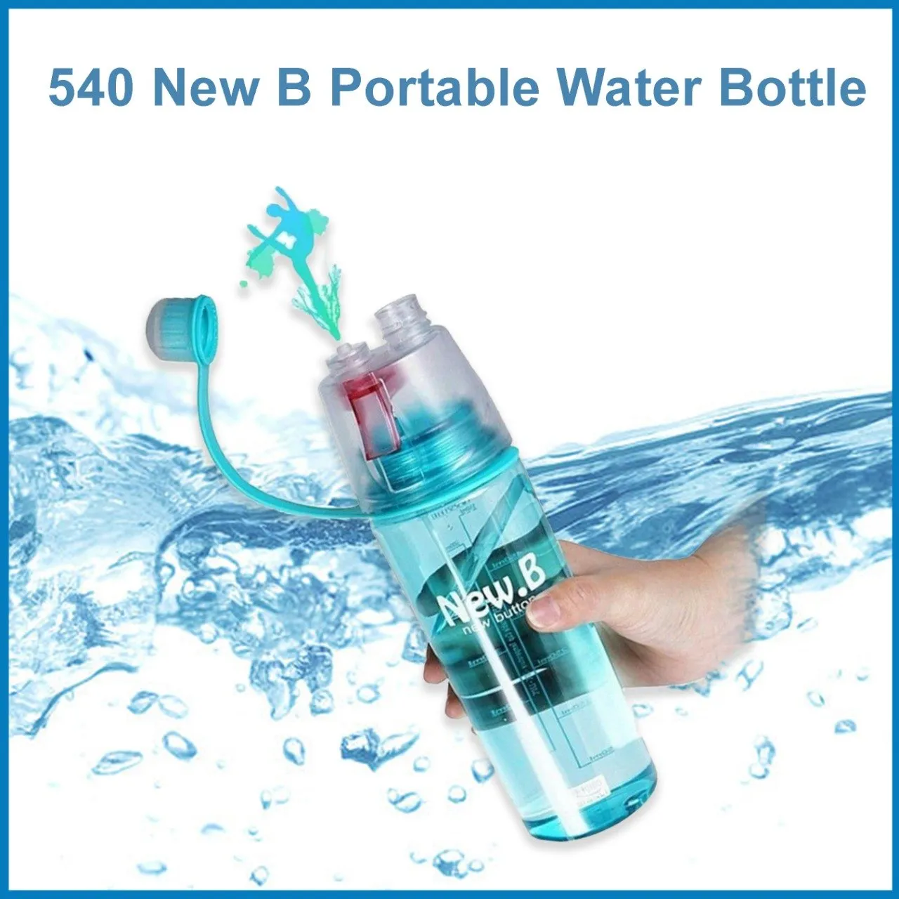 540 New B Portable Water Bottle