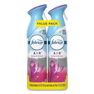 Air, Spring And Renewal, 8.8 Oz Aerosol Spray, 2/pack, 6 Pack/carton