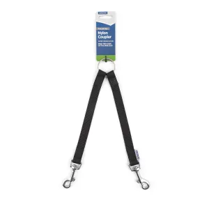 Ancol Nylon Coupler Black - 30 Cm