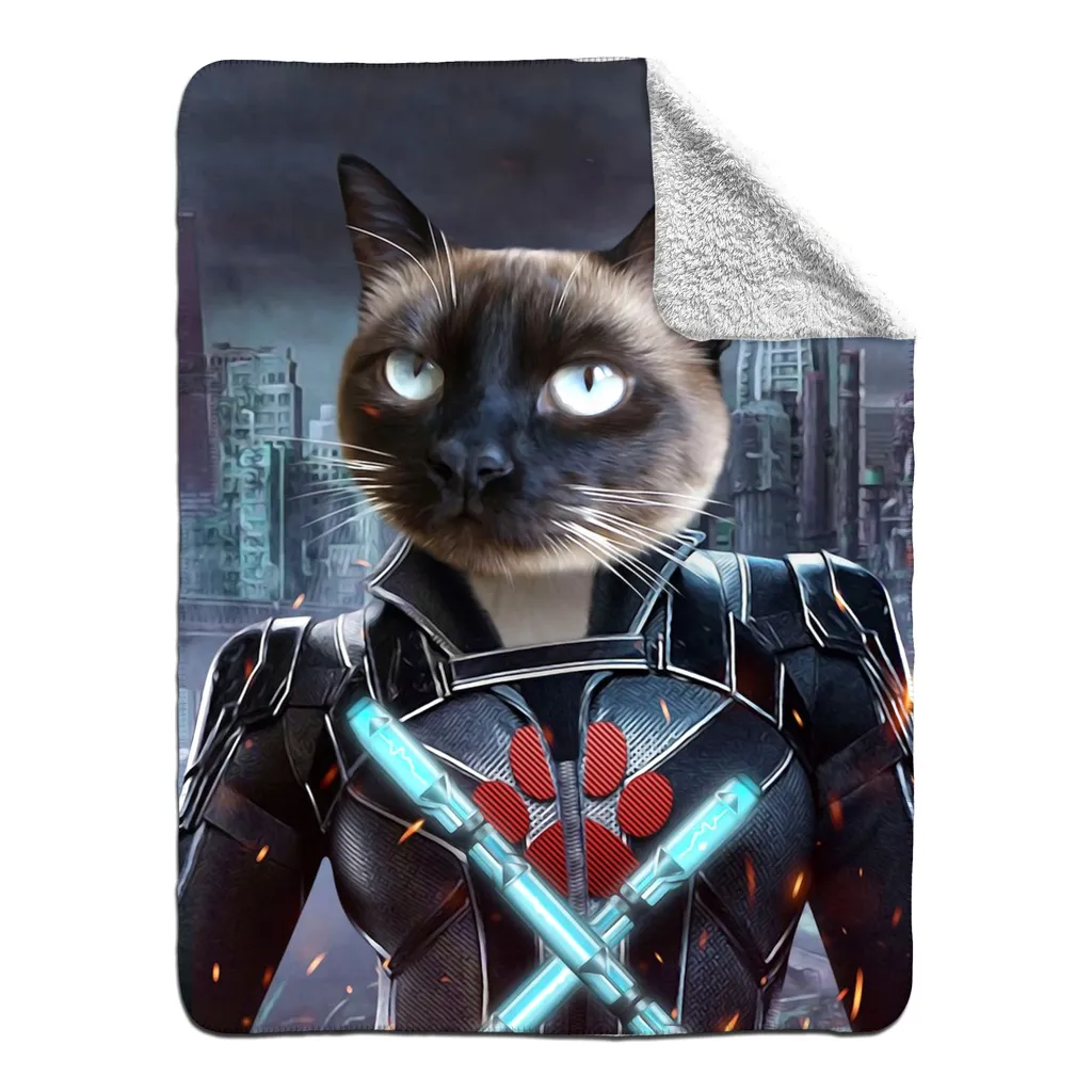 BLACK AZNITE - FLEECE SHERPA BLANKET