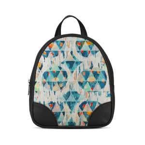 Black O Mini Backpacks Happy blue