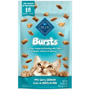 BLUE Bursts Cat Treats; Savory Seafood