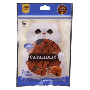Cataholic Chicken and Codfish Cube Cat Treats (Limited Shelf Life)