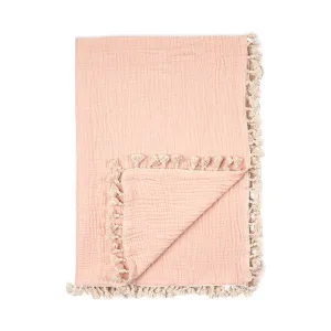 Crane Baby 6 Layer Muslin Blanket - Desert Rose