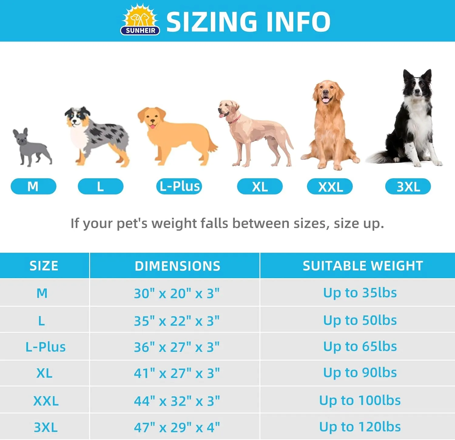Dog Bed Covers Soft Plush Replacement Washable, Jumbo Extra Large Waterproof Dog Bed Cover with Zipper, Pet Bed Cover 47x29x4 Inches, Blue, Cover Only