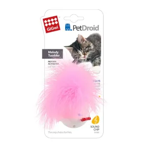 Gigwi Pet Droid - Wobble Feather with Motion Activated Sound Chip