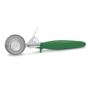 Hamilton Beach 80-12 Green #12 Thumb Press Scooper with Ergonomic Handle
