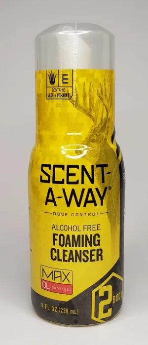 Hunter's Specialties Scent-A-Way MAX Odorless Foaming Cleanser 8oz 100096
