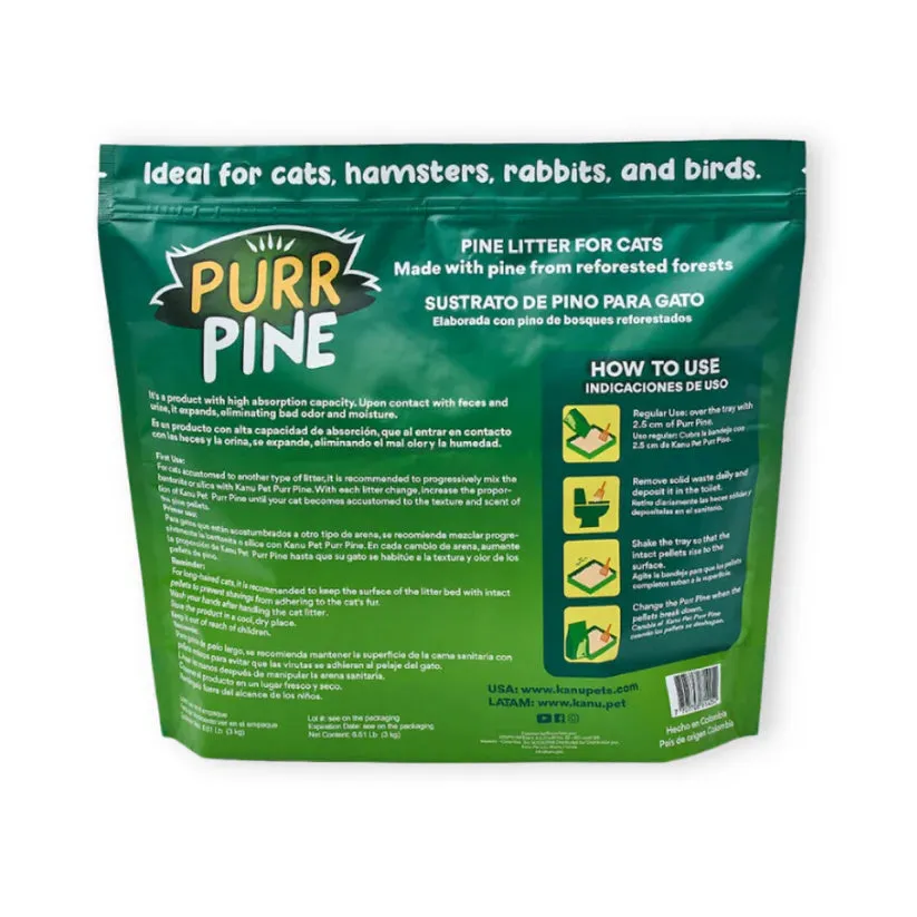 Kanu Pet Purr Pine 100% Eco-Friendly Pine Cat Litter