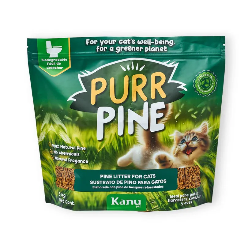 Kanu Pet Purr Pine 100% Eco-Friendly Pine Cat Litter