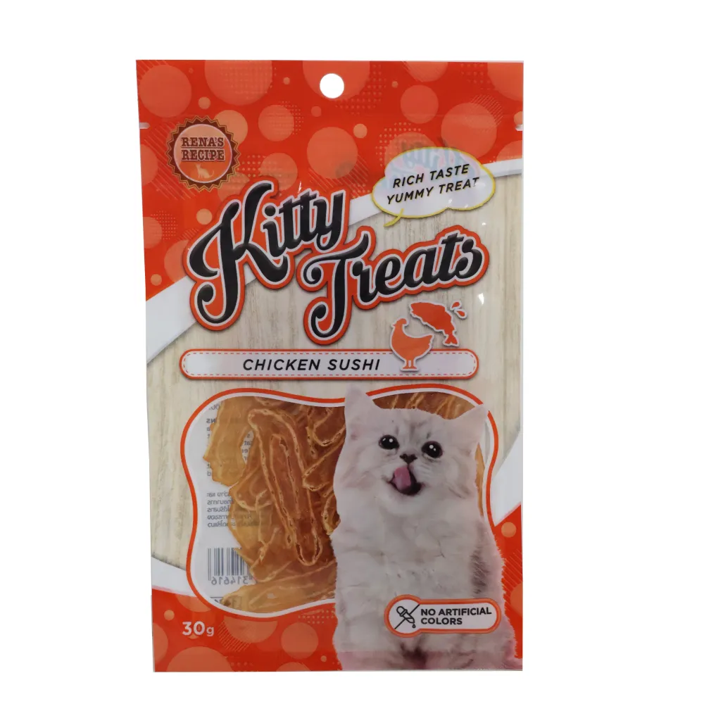 Kitty Treats Chicken Sushi and Chicken with Scallop Flavour Cat Treats Combo