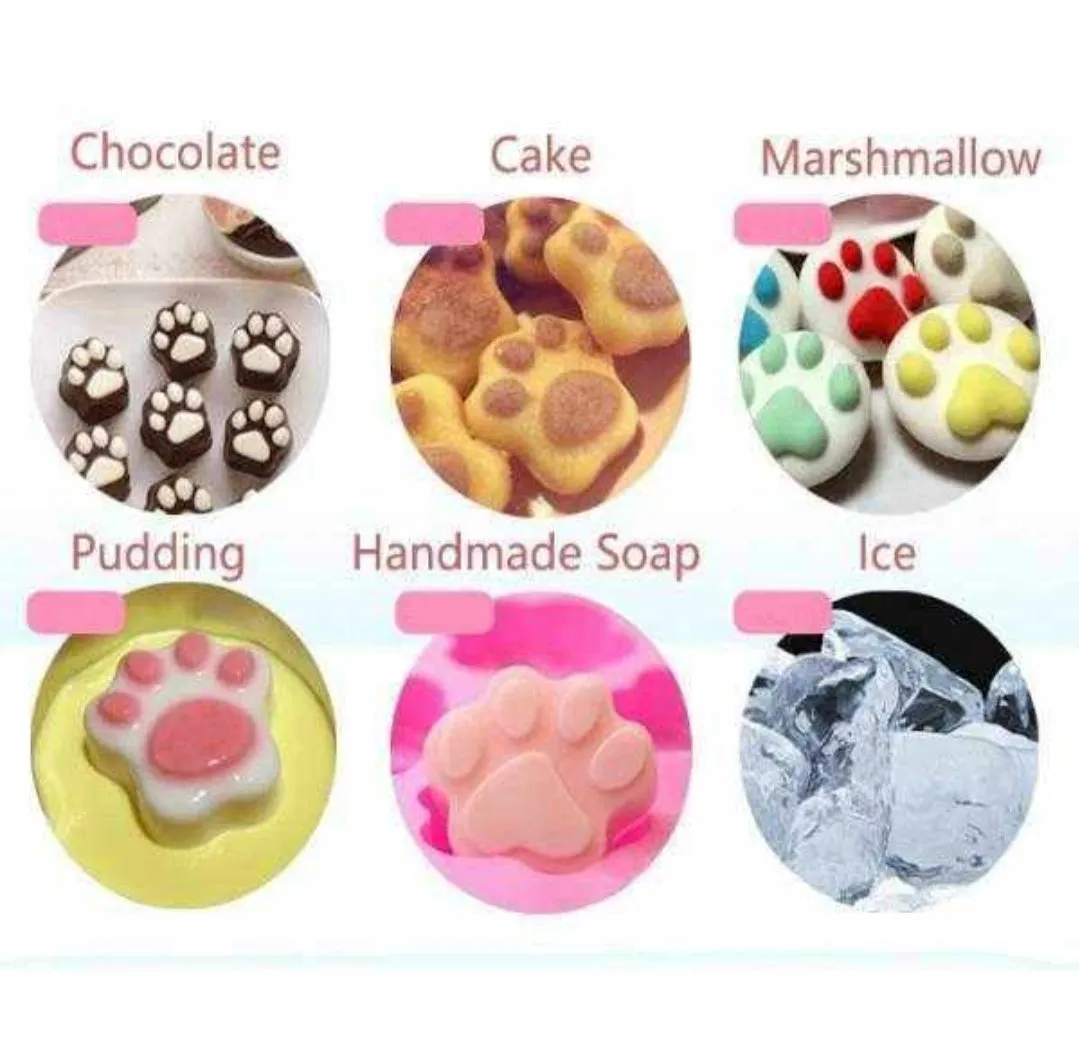 Large Paws Silicone Mould