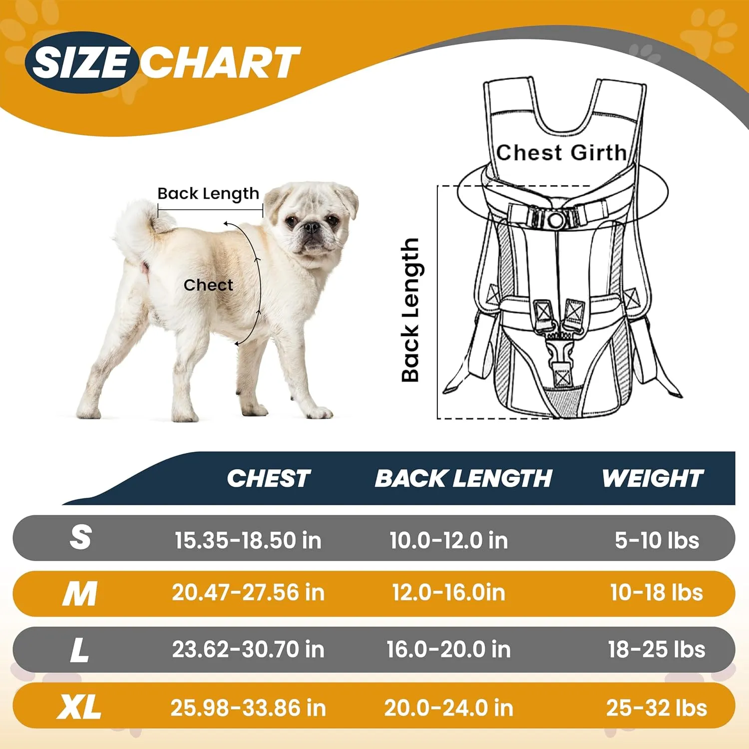 MAYASUR Pet Front Dog Carrier Backpacks, Adjustable Dog Backpack Carrier, Legs Out Easy-fit Dog Chest Carrier for Small to X Large Dogs, Dog Front Carrier for Hiking, Cycling (Army Green, Medium)