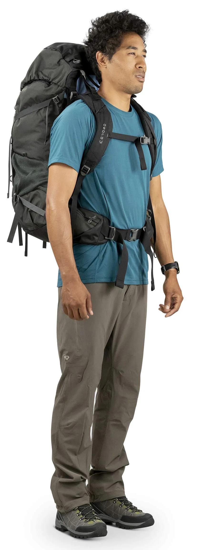 Osprey Packs Rook 65 Backpacking Pack, Black, One Size