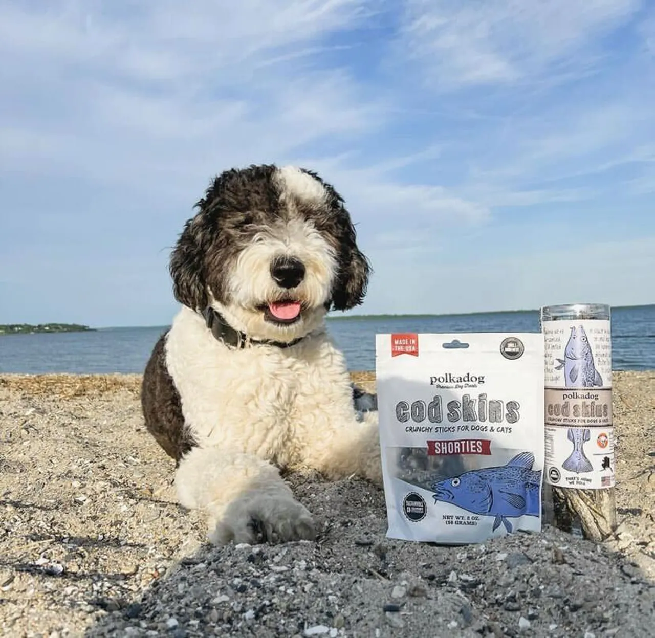 Polkadog Dog and Cat Treats, Cod Skins