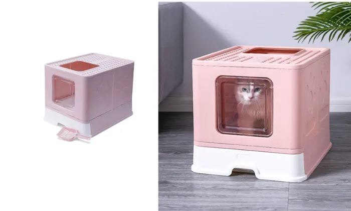 Rex - Binx Square Litter Box-PINK