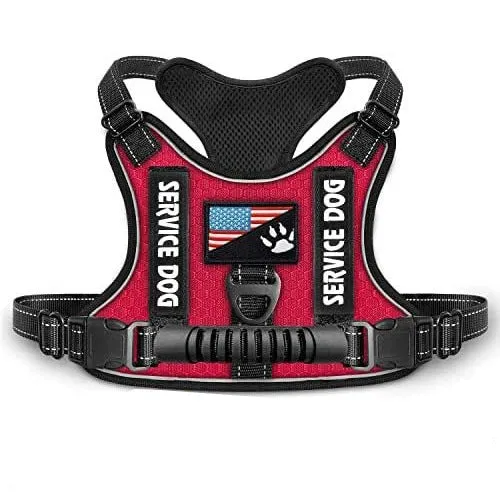 Shock Absorption Comfortable Night Vision Reflective Pet Harness