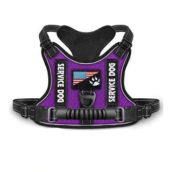 Shock Absorption Comfortable Night Vision Reflective Pet Harness