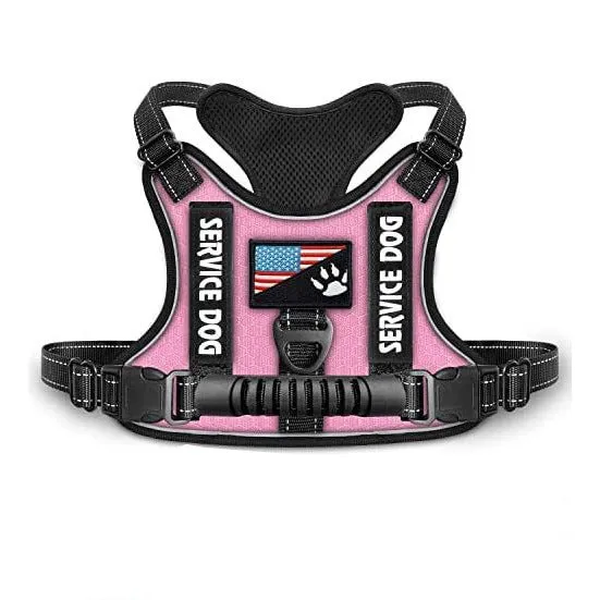 Shock Absorption Comfortable Night Vision Reflective Pet Harness