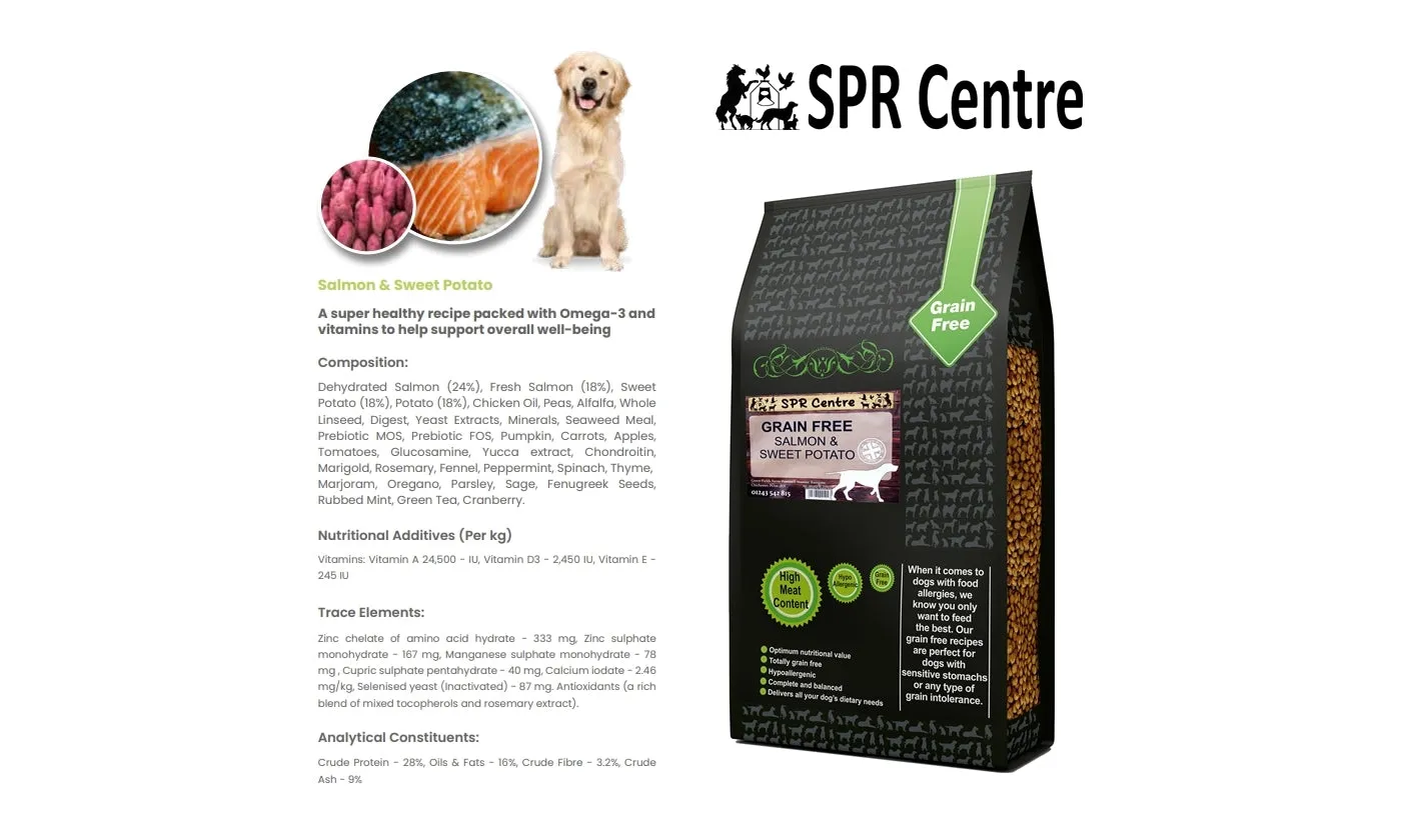 SPR - Grain Free Salmon & Sweet Potato Dog Food