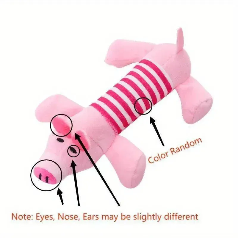 Squeaky Dog Toy - Pig/Elephant/Duck
