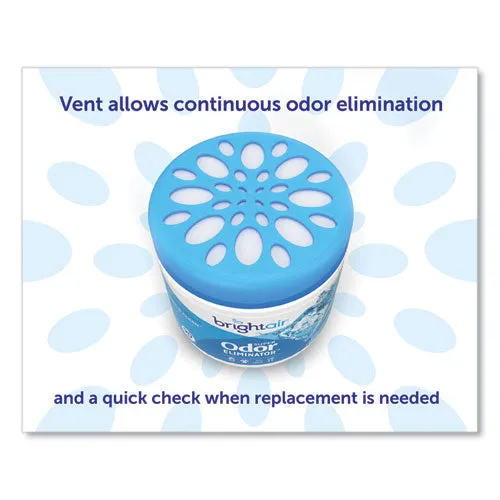 Super Odor Eliminator, Cool And Clean, Blue, 14 Oz Jar, 6/carton