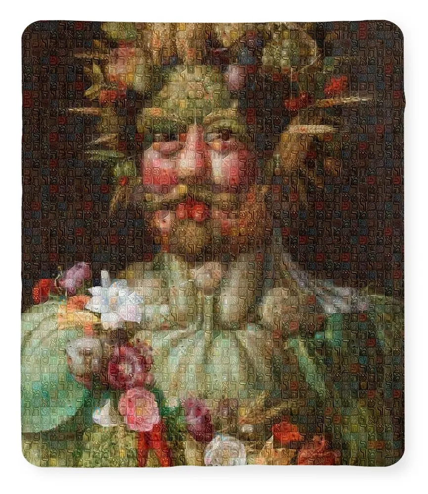 Tribute to Arcimboldo - 1 - Blanket