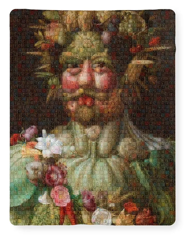 Tribute to Arcimboldo - 1 - Blanket