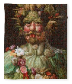 Tribute to Arcimboldo - 1 - Blanket