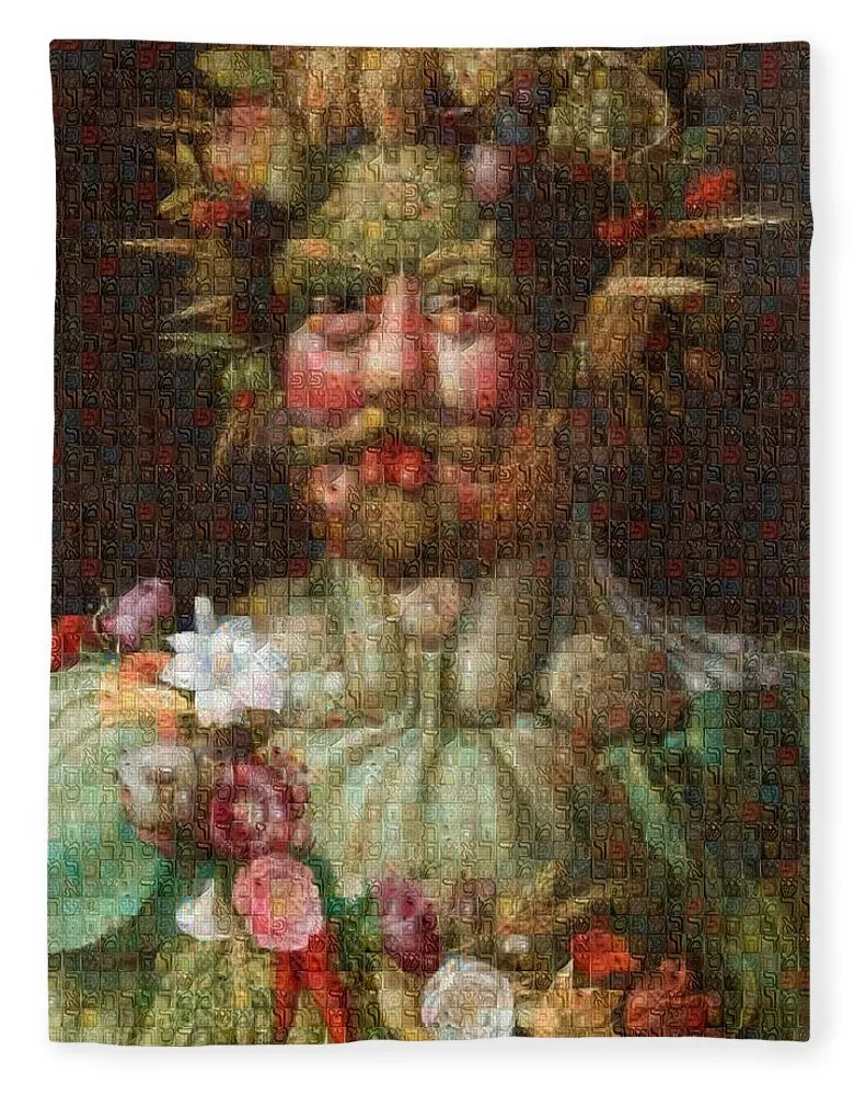 Tribute to Arcimboldo - 1 - Blanket