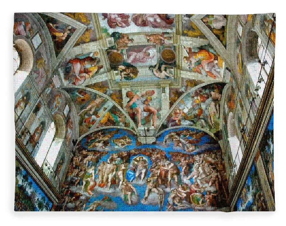 Tribute to Michelangelo - Blanket