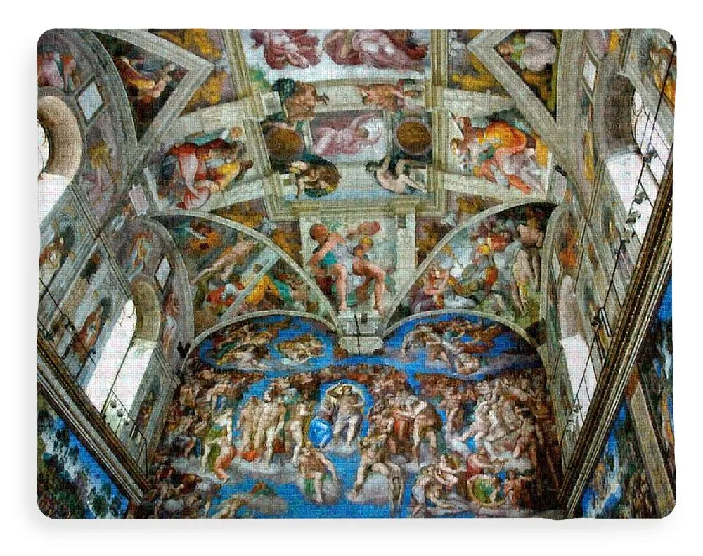 Tribute to Michelangelo - Blanket