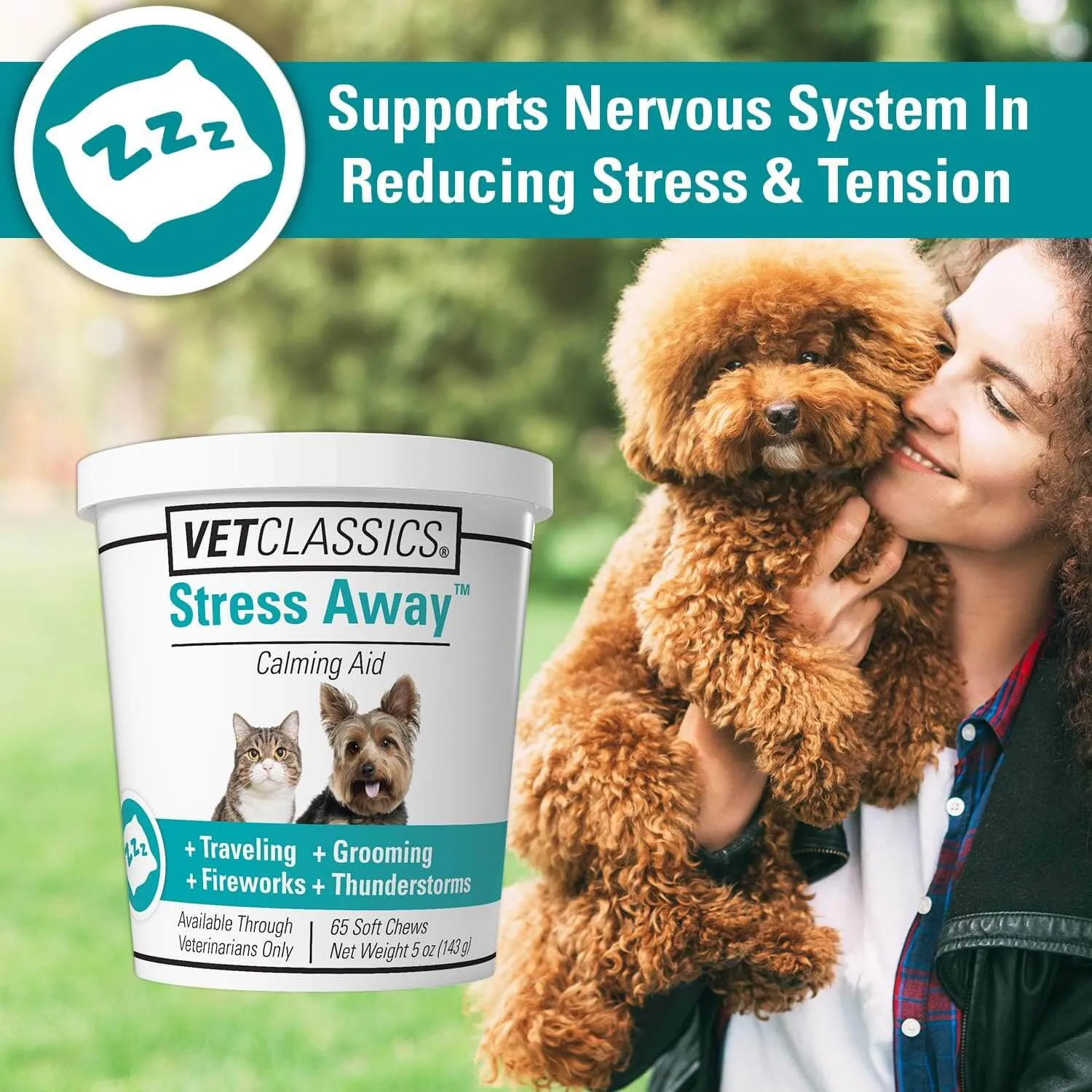 VetClassics Stress Away Cat and Dog Supplement