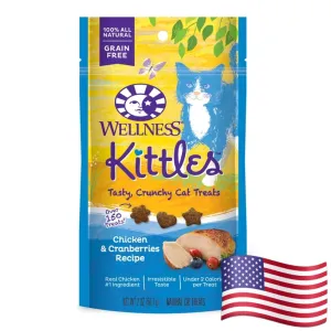Wellness Kittles Crunchy Chicken & Cranberry Cat Treats