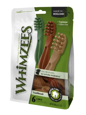 Whimzees - Toothbrush Star Dog Treat (6pk)