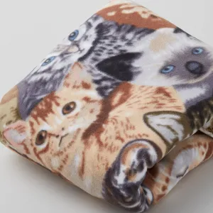 Winterfleece Prints - Kittens Multi 2 Yard Cut
