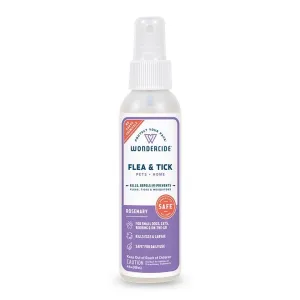 Wondercide Rosemary Flea & Tick Spray for Pets   Home with Natural Essential Oils