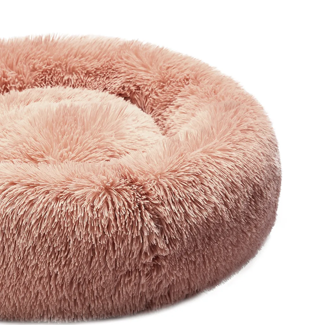 XLarge Dog Beds Pet Nest Calming Donut - Pink