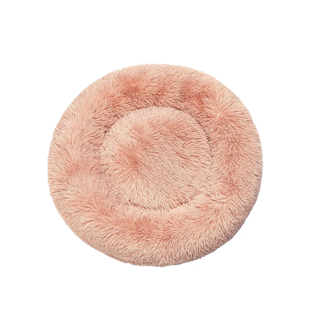 XLarge Dog Beds Pet Nest Calming Donut - Pink